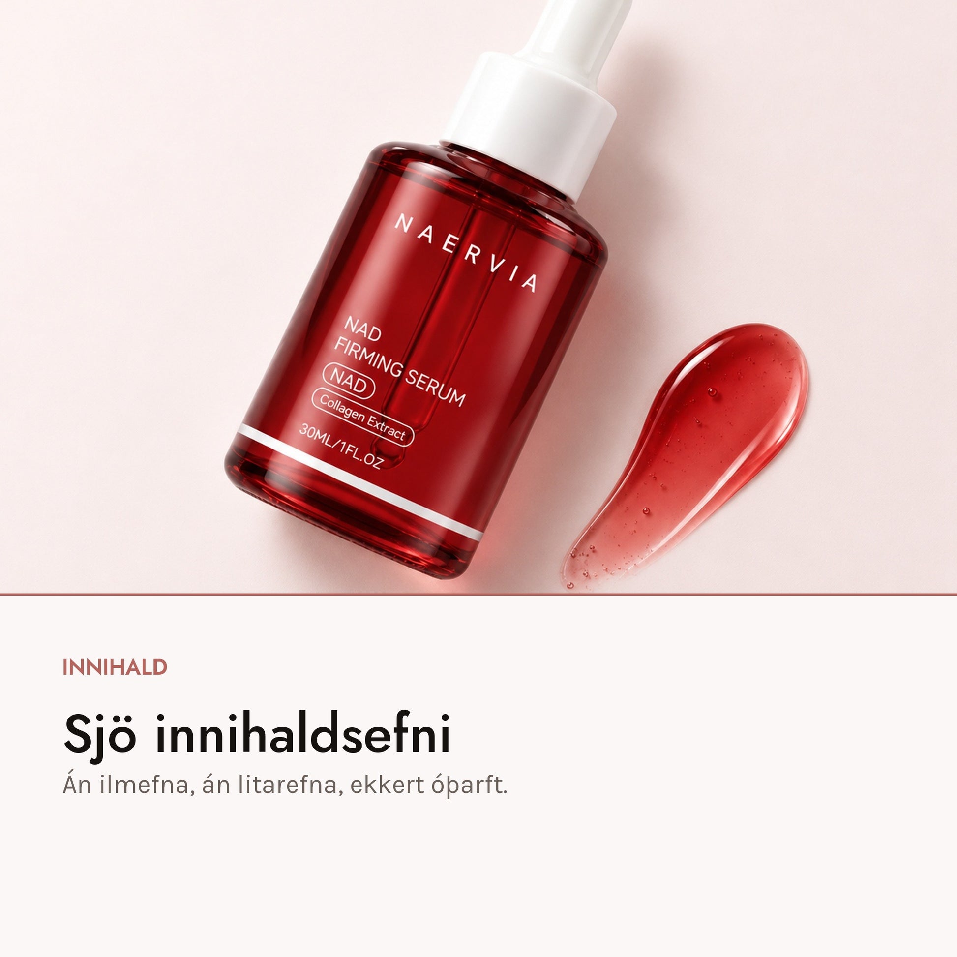 Sjö innihaldsefni