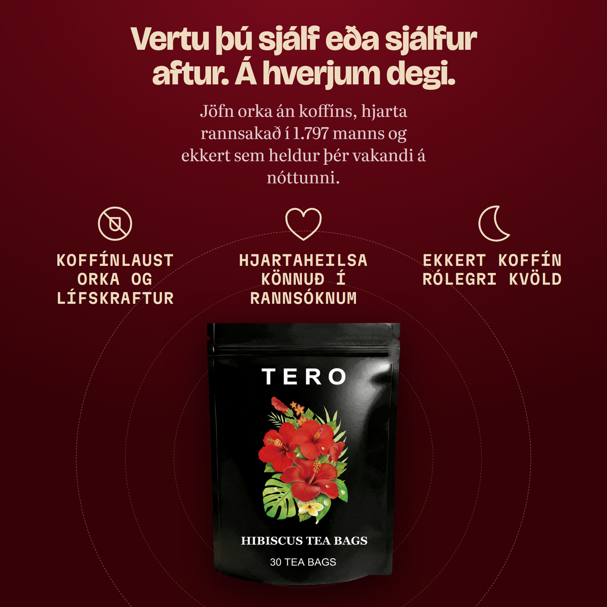 Vertu þú sjálf eða sjálfur aftur, á hverjum degi: koffínlaus orka, hjartaheilsa könnuð í rannsóknum, rólegri kvöld